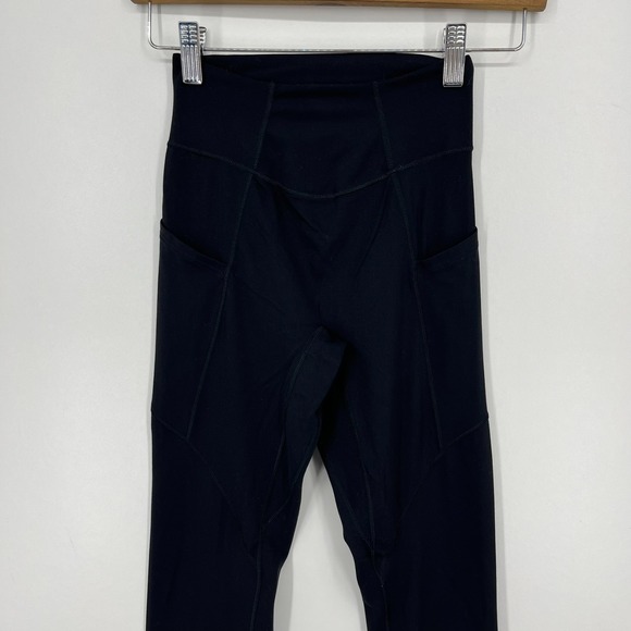 Gymshark Whitney Simmons Leggings Black Size XS Black Solid Pockets High Rise - Picture 2 of 8